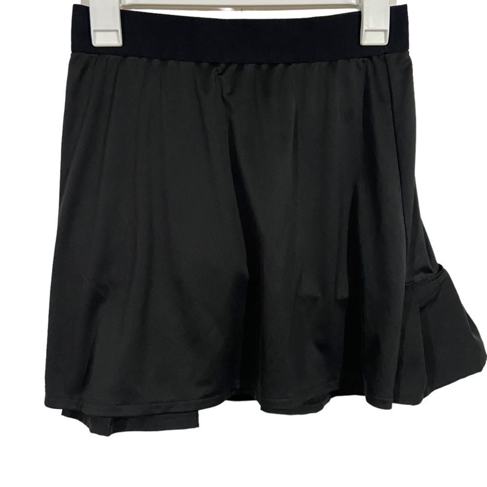 Adidas Black Ruffle Activewear Skort